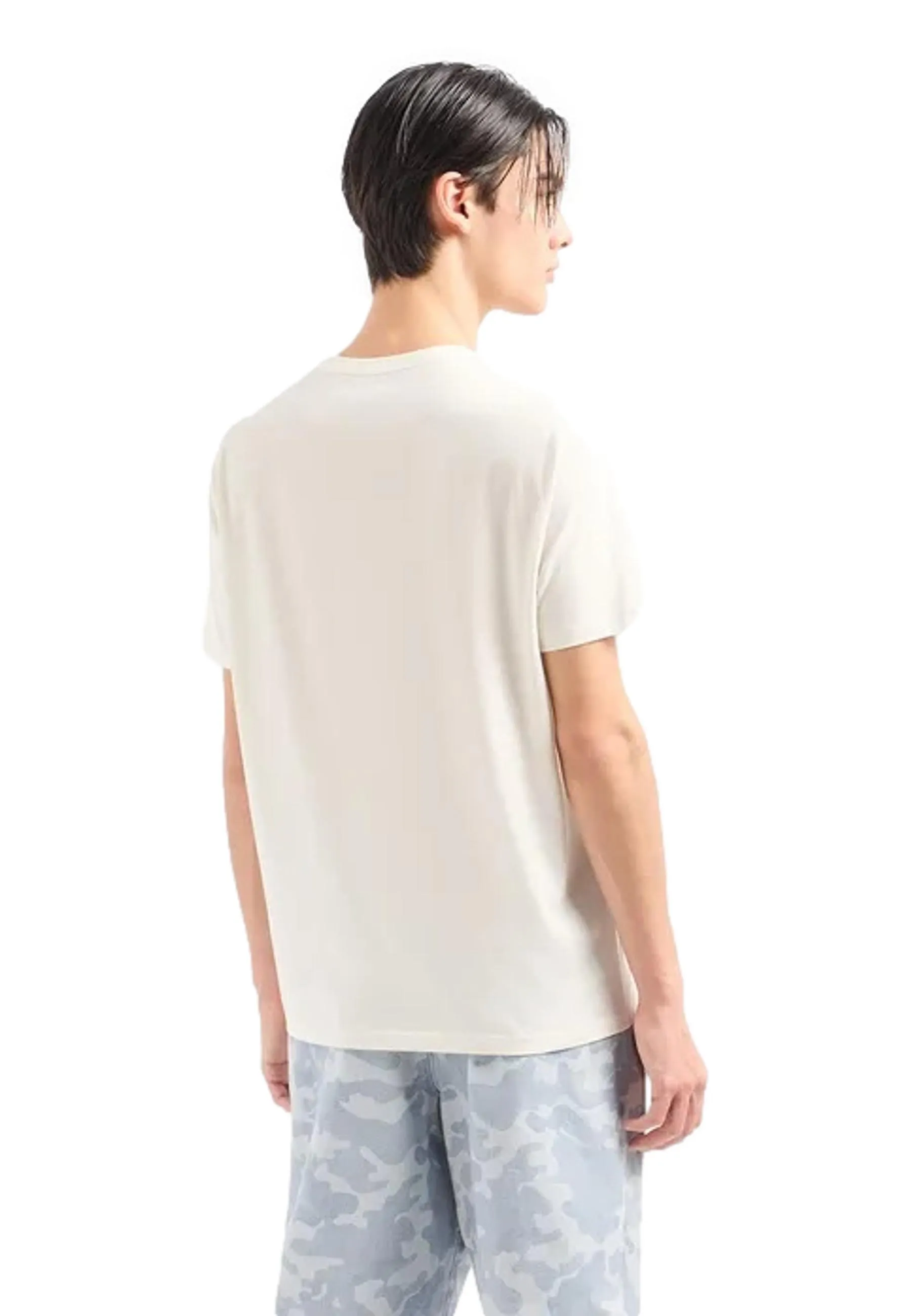 T-shirt in jersey di cotone Pima con maxi stampa logo