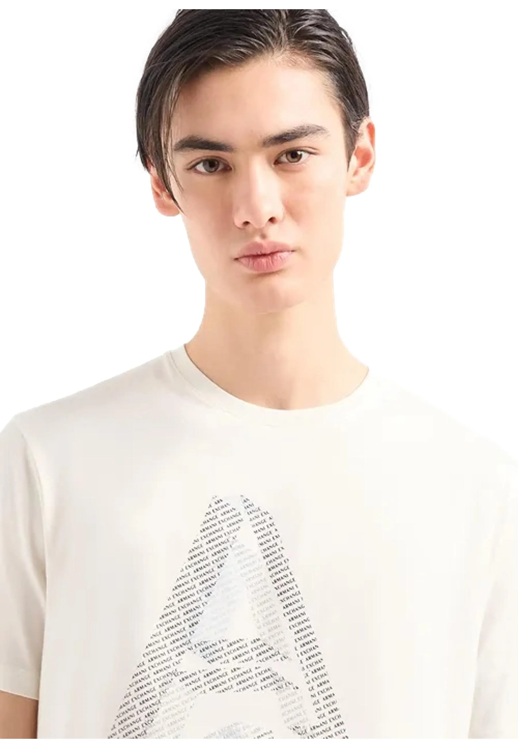 T-shirt in jersey di cotone Pima con maxi stampa logo