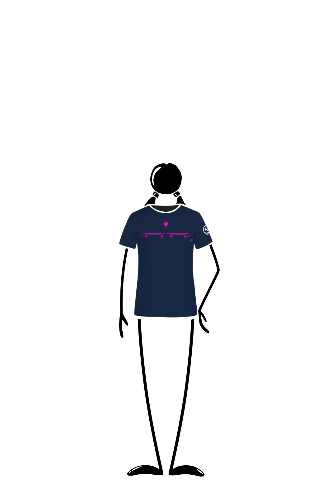 --T-shirt kids “Skate love” TATA-