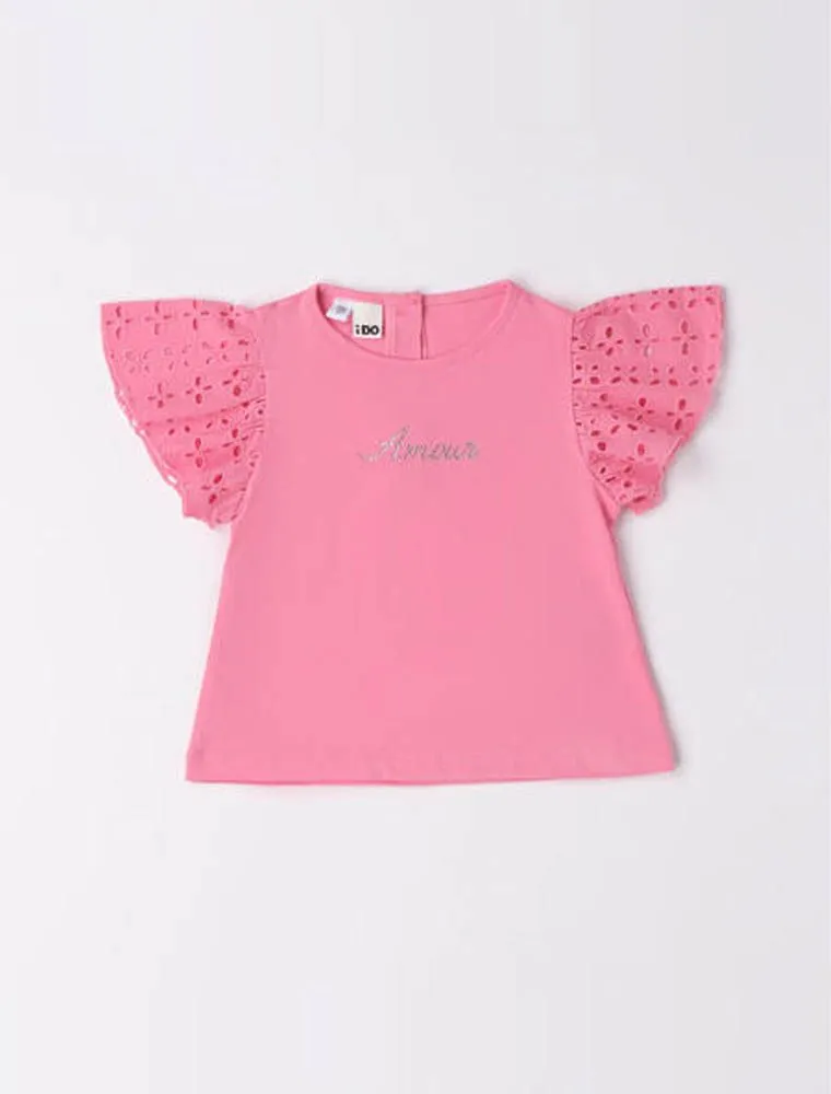 T-shirt Manica Corta I Do - Rosa