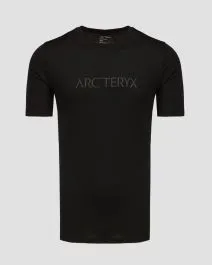 T-shirt nera da uomo Arcteryx Ionia MW Arc Logo SS M