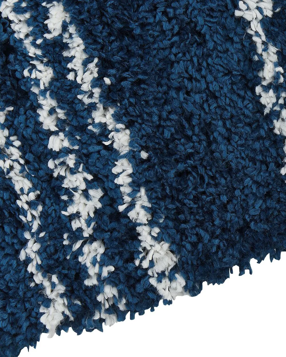 Tappeto blu e bianco 80 x 150 cm TASHIR
