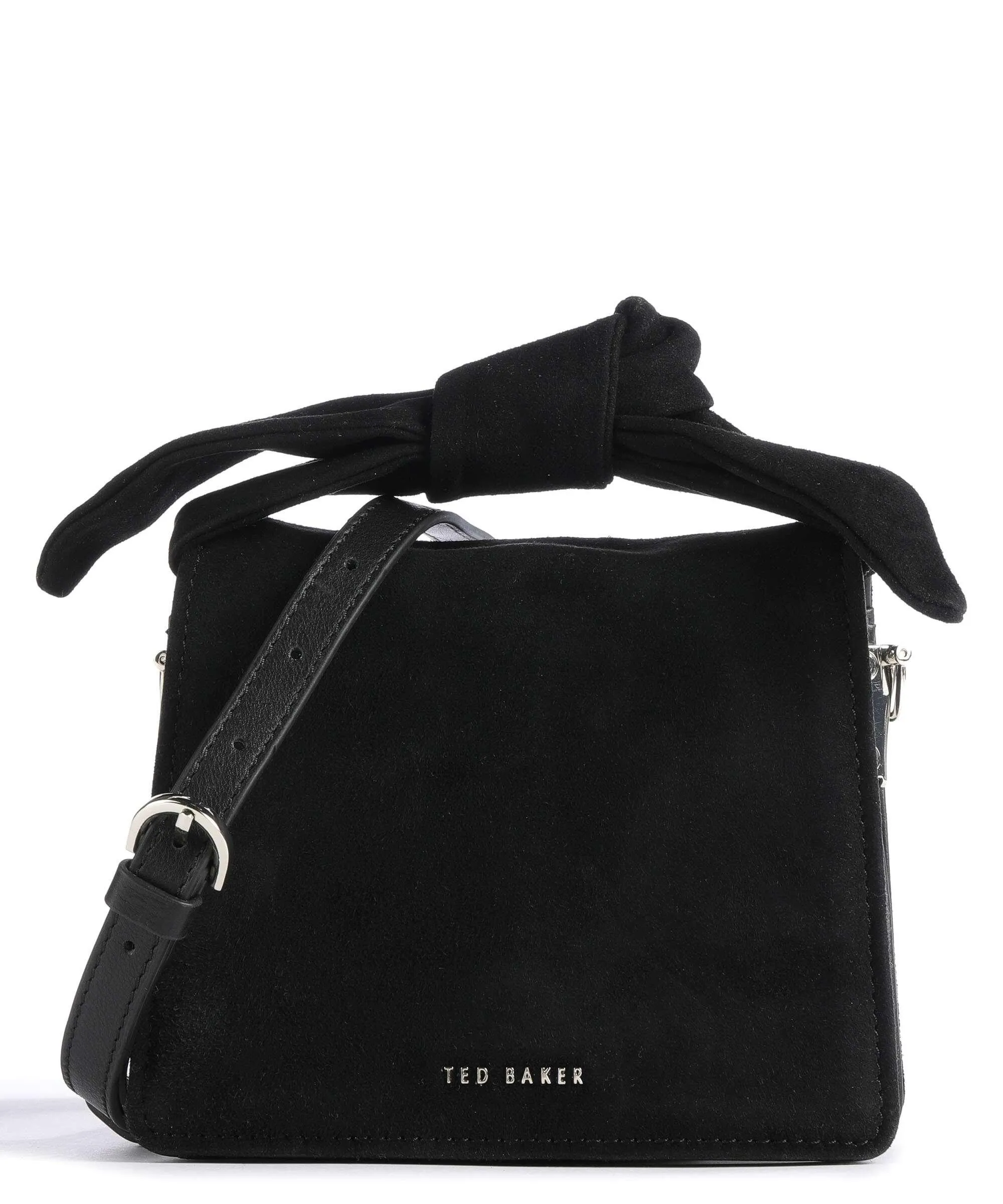  Ted Baker Niyah Borsa a tracolla pelle bovina ruvida nero  