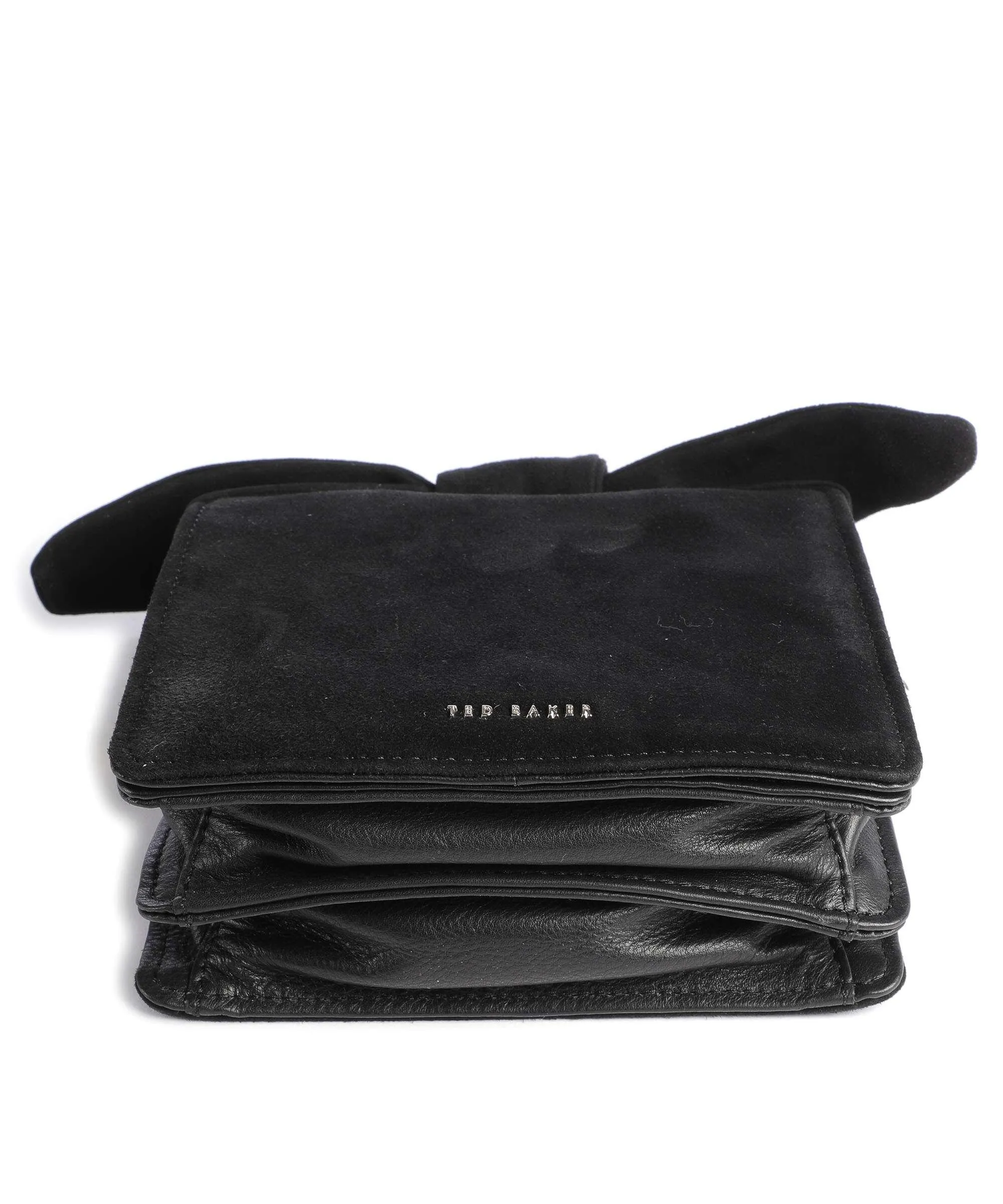  Ted Baker Niyah Borsa a tracolla pelle bovina ruvida nero  