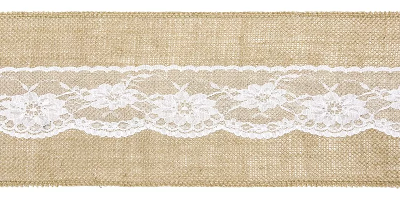 Tessuto decorativo iuta Monet 2,75m x 15cm