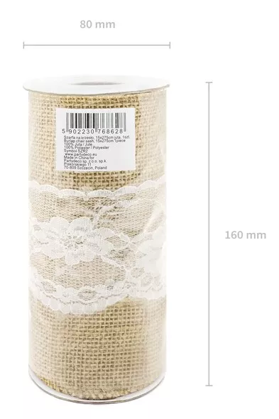 Tessuto decorativo iuta Monet 2,75m x 15cm