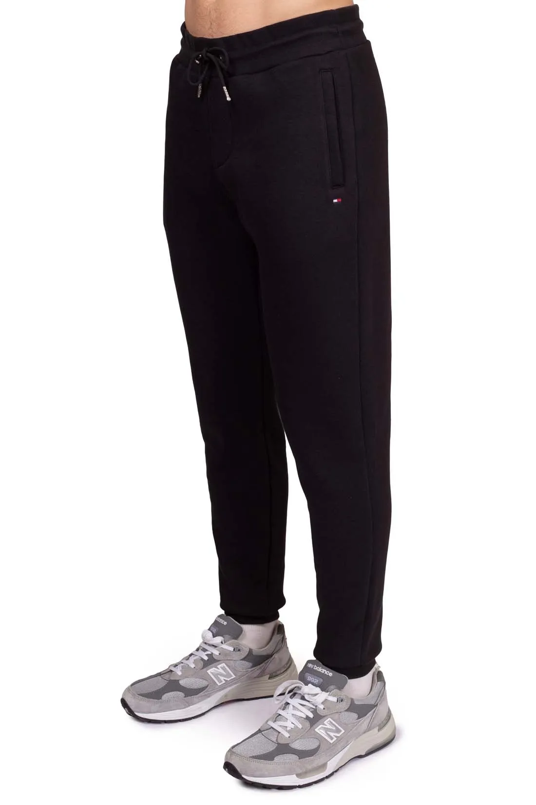 TOMMY HILFIGER Pantaloni sportivi uomo con ricamo flag