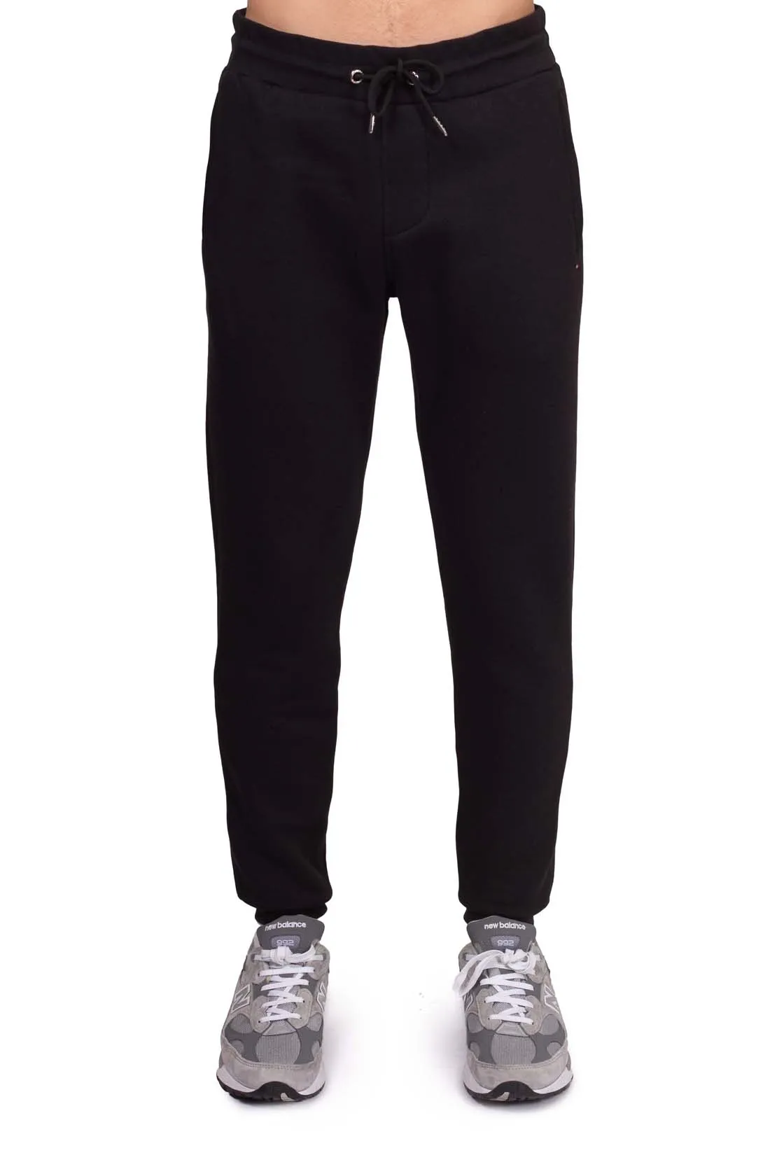 TOMMY HILFIGER Pantaloni sportivi uomo con ricamo flag