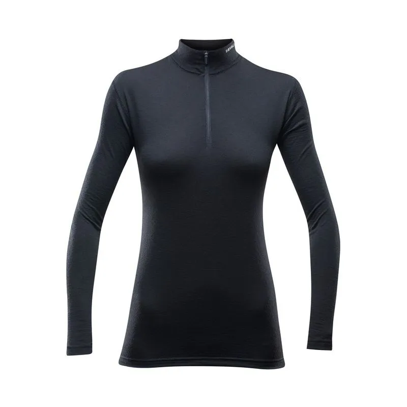 Top tecnico Devold Breeze Merino 150 Half Zip Neck (Nero) donna