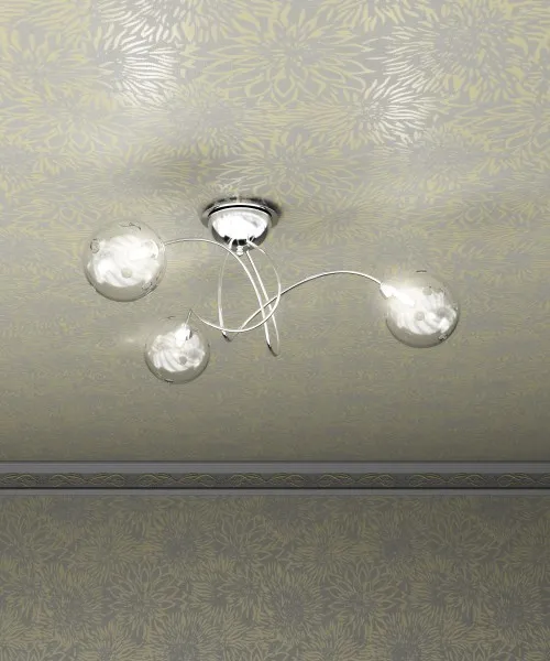 Toplight Super Ball 1109/PL3 Plafoniera Soffitto 3 Luci