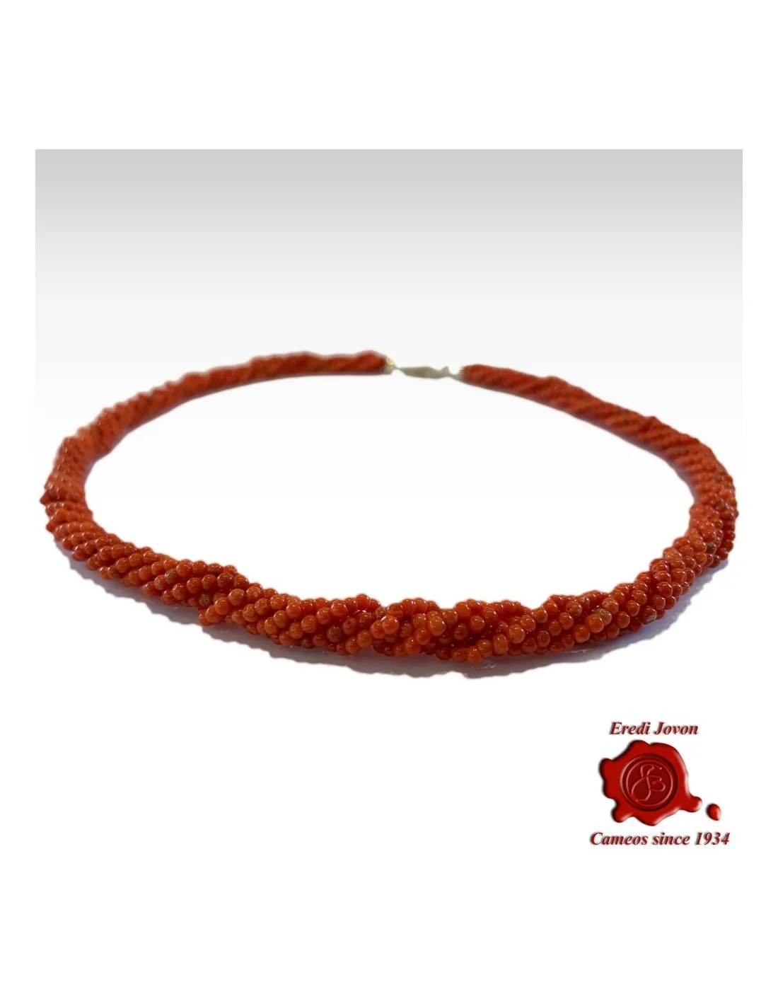 Torchon Corallo Rosso Argento