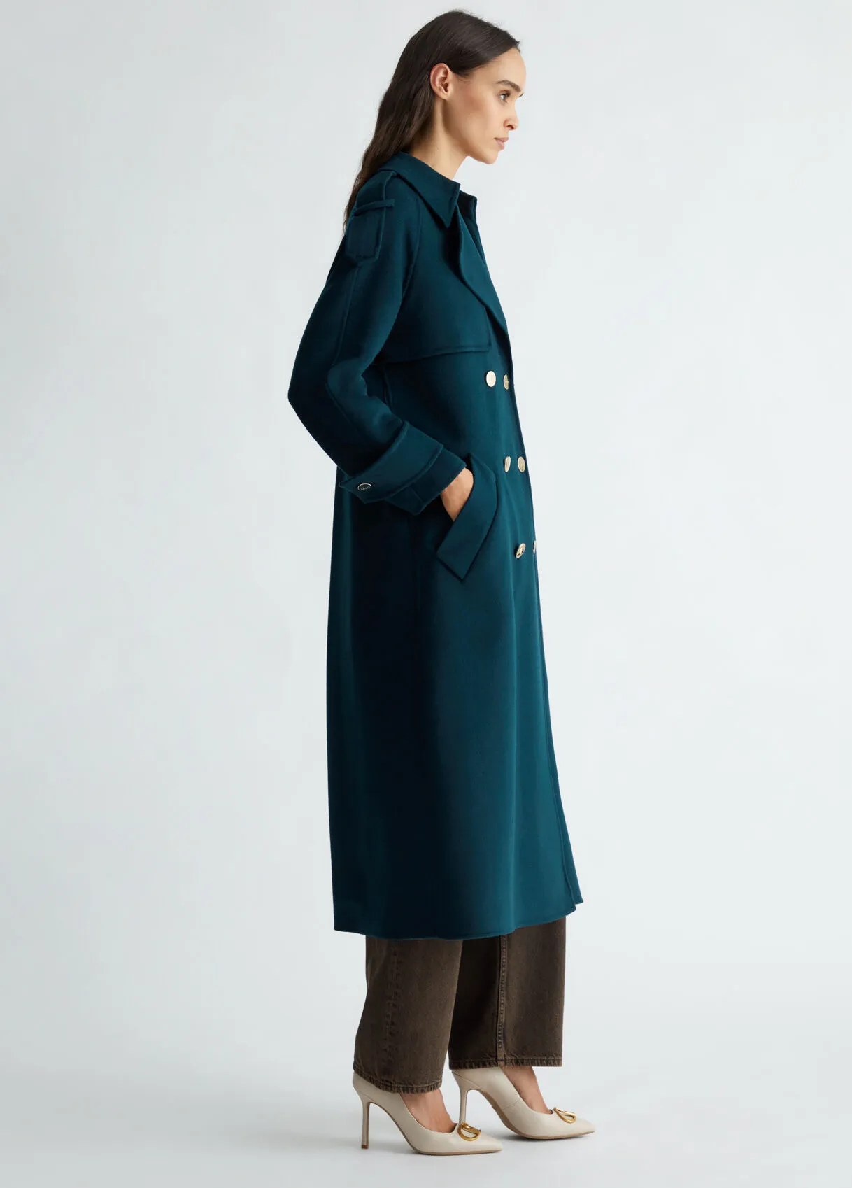Trench in misto lana