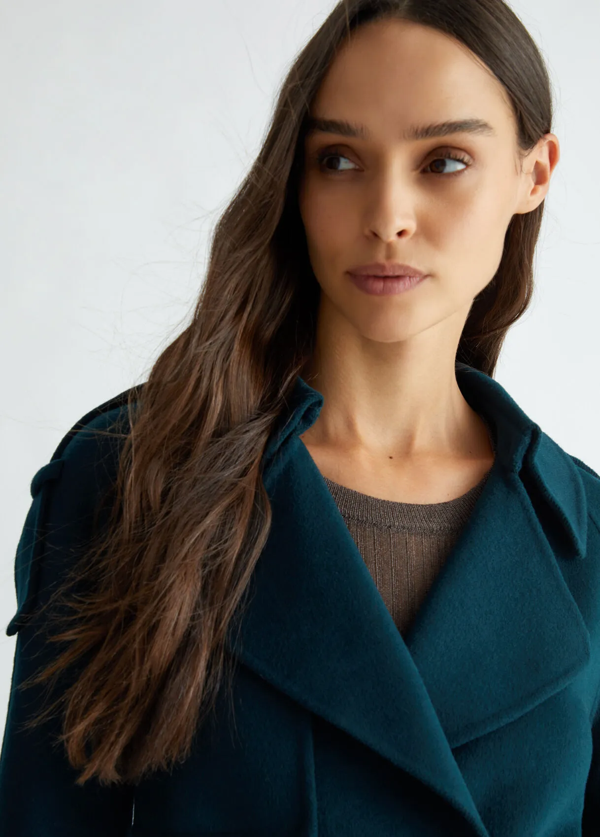 Trench in misto lana