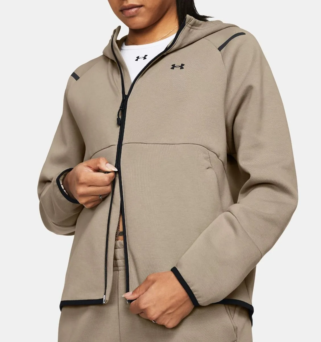 Under Armour Felpa unstoppable flc fz w