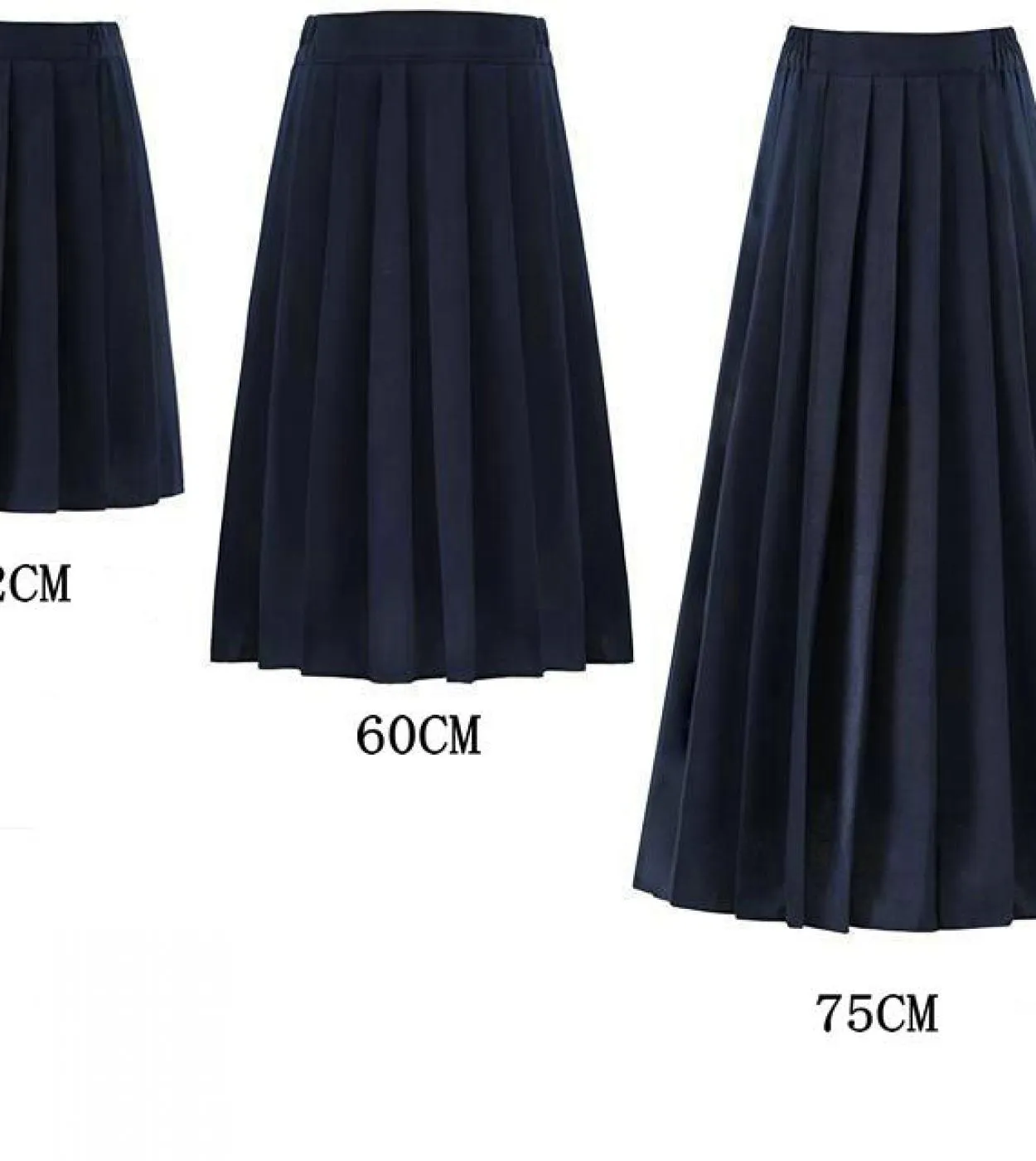 Uniformi scolastiche per ragazze Tuta plissettata tinta unita Pantaloni per ragazze studentesse di scuola superiore grigio nero