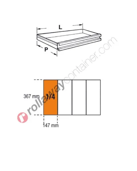Utensili Beta in termoformato rigido T205 assortimento di 7 utensili