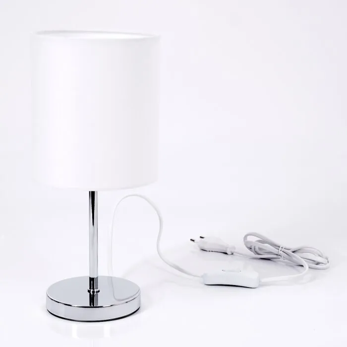 Varmo Lampada da tavolo Cromo, 1-Luce
