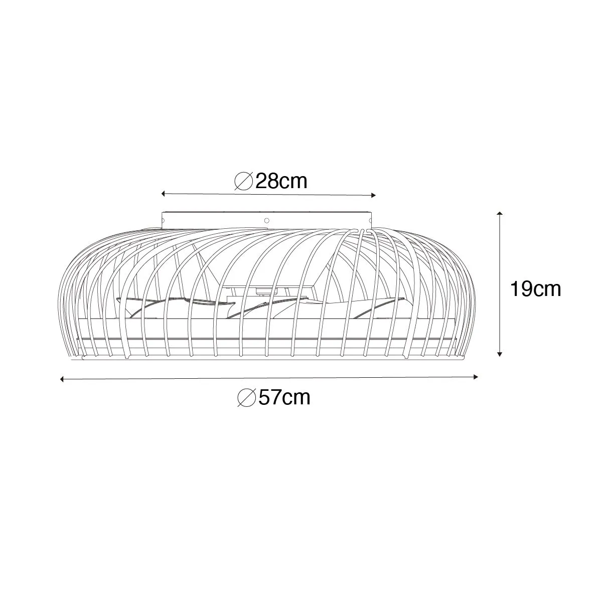 Ventilatore da soffitto intelligente argento incl. LED con telecomando - Crowe