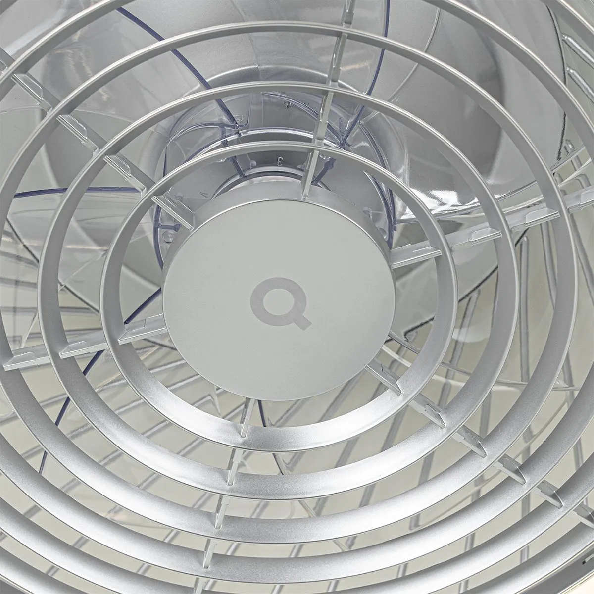 Ventilatore da soffitto intelligente argento incl. LED con telecomando - Crowe