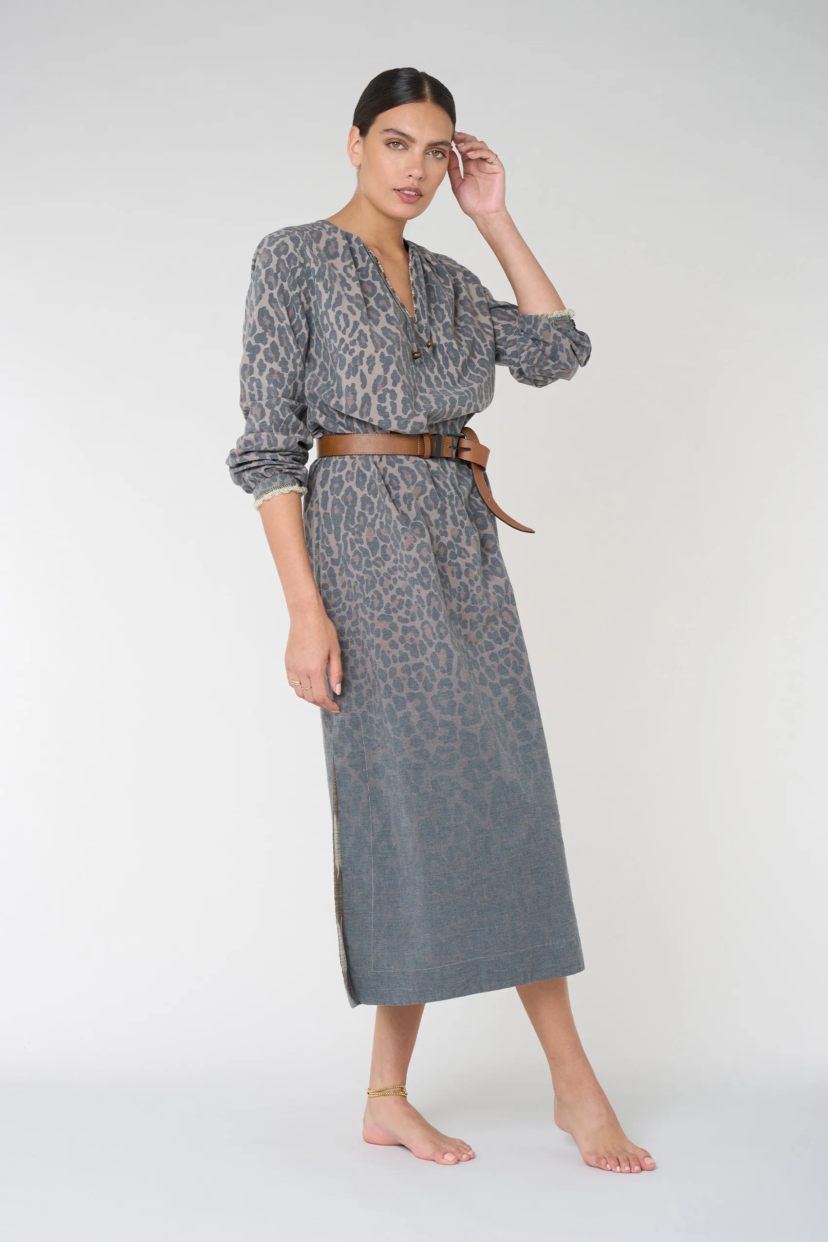 Vestito stampa leopardata 