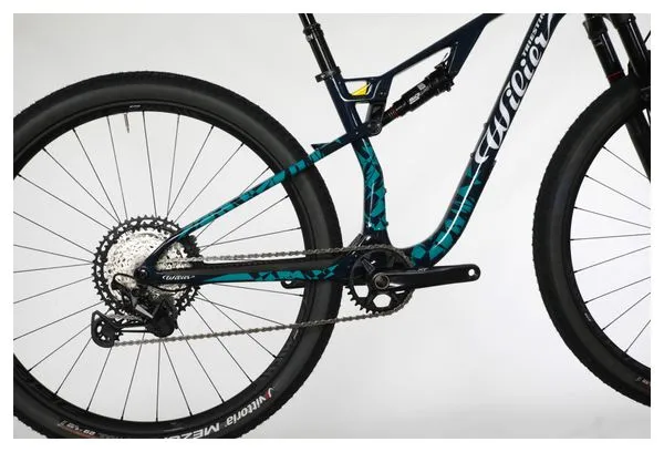 Wilier Triestina Urta Max SLR MTB Full Suspension Shimano XT 12S 29'' Wilier MTB Factory Team Blu Turchese 2024