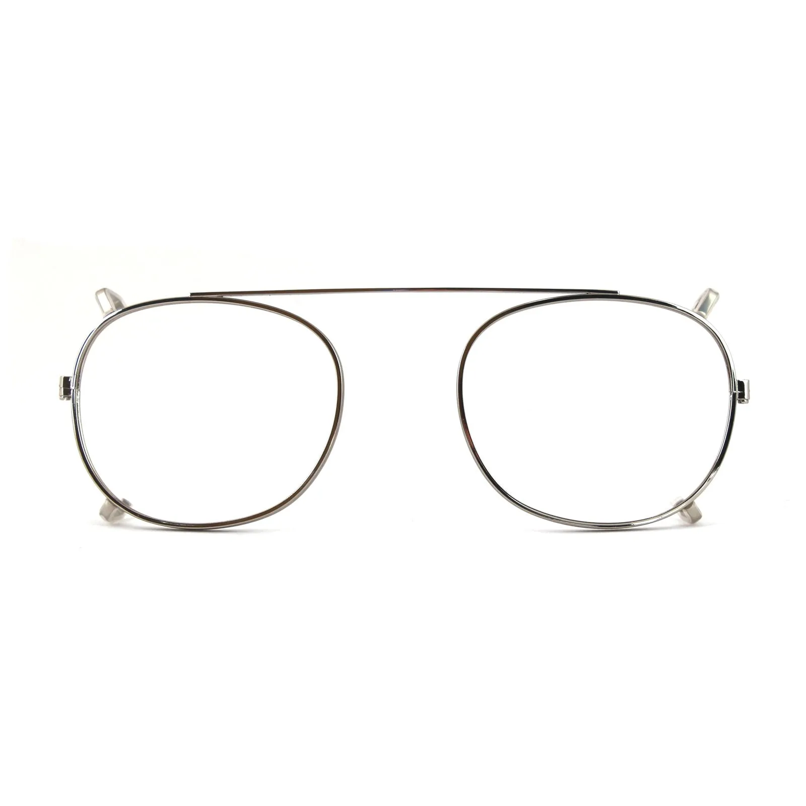   XLAB Clip-on 02 Argento Antiriflesso per 8004 stile moscot calibro 48mm