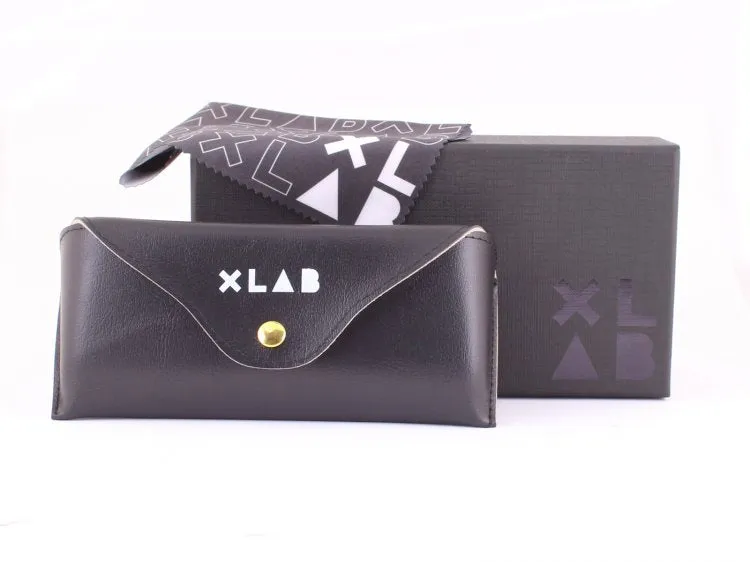   XLAB Clip-on 02 Argento Antiriflesso per 8004 stile moscot calibro 48mm