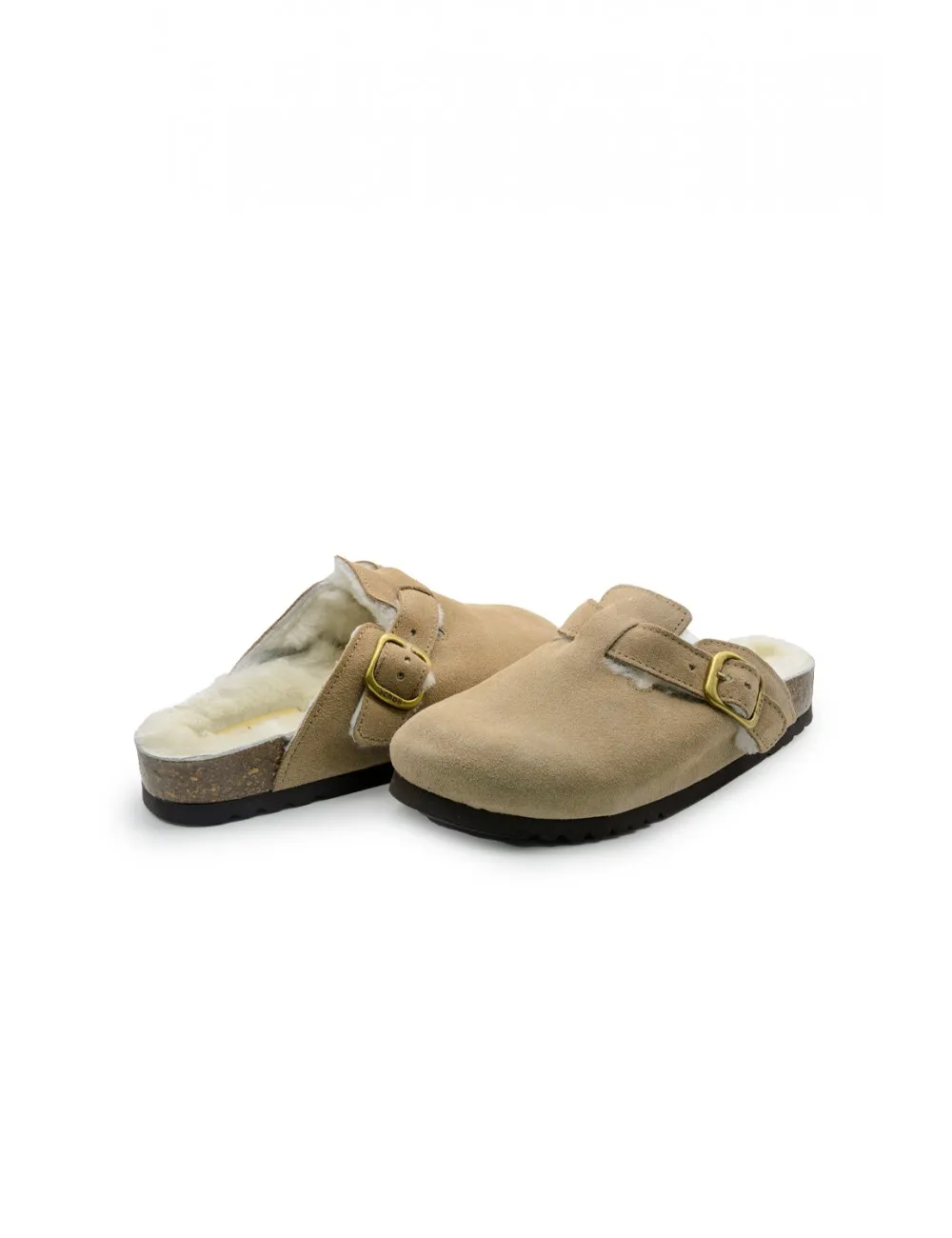 ZOCCOLI SCHOLL DONNA BEIGE SCURO - FAE NEW F - F31810 2361